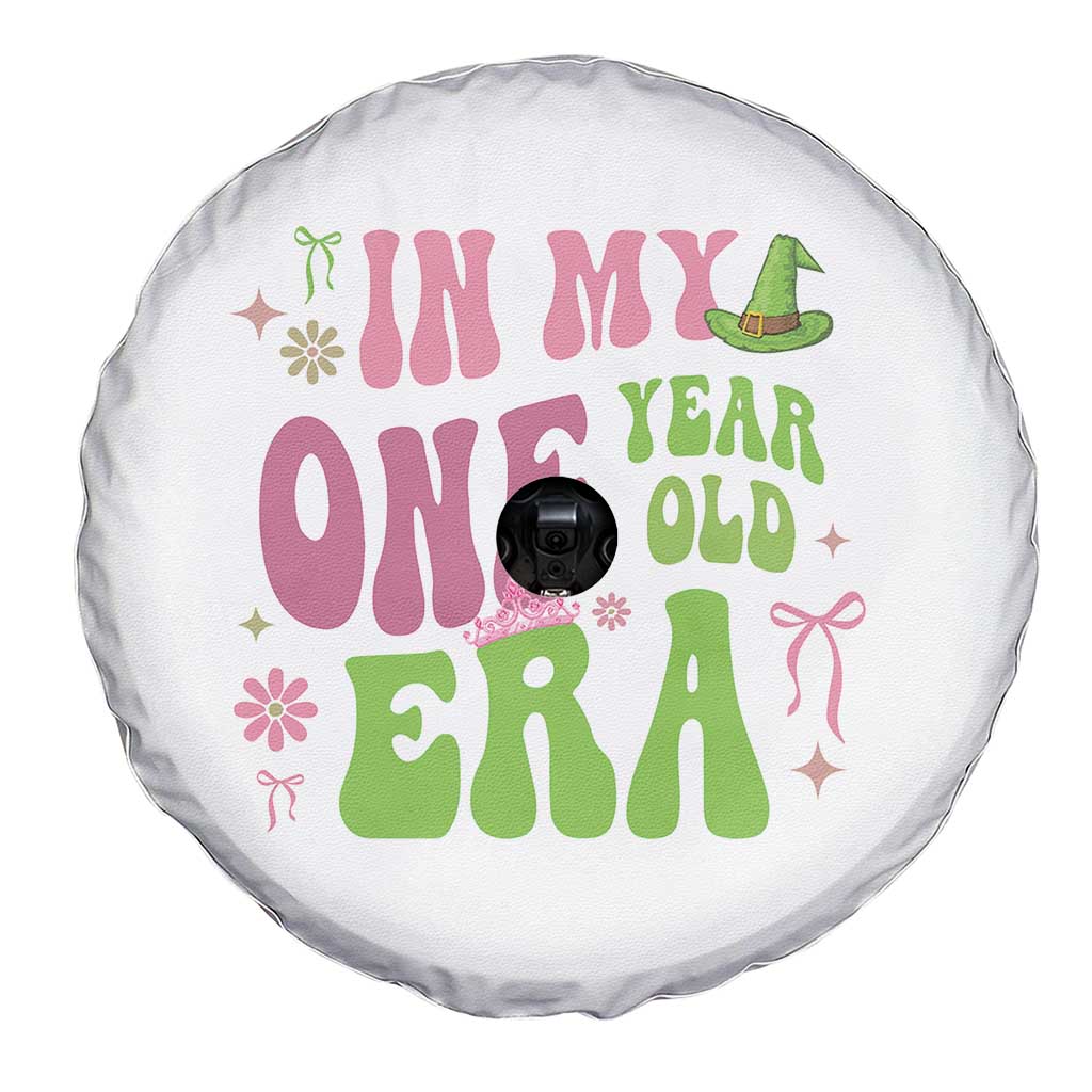Baby Girl First Birthday Outfit Spare Tire Cover In My One Year Old Era Witch Pink Green