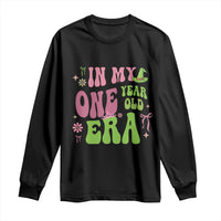 Baby Girl First Birthday Outfit Long Sleeve Shirt In My One Year Old Era Witch Pink Green