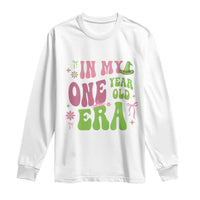 Baby Girl First Birthday Outfit Long Sleeve Shirt In My One Year Old Era Witch Pink Green