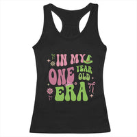 Baby Girl First Birthday Outfit Racerback Tank Top In My One Year Old Era Witch Pink Green