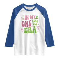 Baby Girl First Birthday Outfit Raglan Shirt In My One Year Old Era Witch Pink Green