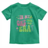 Baby Girl First Birthday Outfit Toddler T Shirt In My One Year Old Era Witch Pink Green