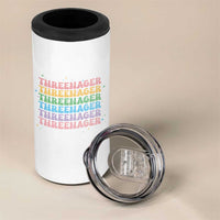 3rd Birthday 4 in 1 Can Cooler Tumbler Toddler Threenager 3 Years Old Birthday Outfit