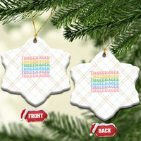 3rd Birthday Ceramic Ornament Toddler Threenager 3 Years Old Birthday Outfit