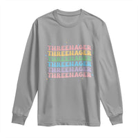 3rd Birthday Long Sleeve Shirt Toddler Threenager 3 Years Old Birthday Outfit