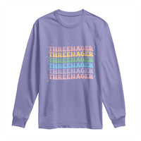 3rd Birthday Long Sleeve Shirt Toddler Threenager 3 Years Old Birthday Outfit