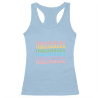 3rd Birthday Racerback Tank Top Toddler Threenager 3 Years Old Birthday Outfit