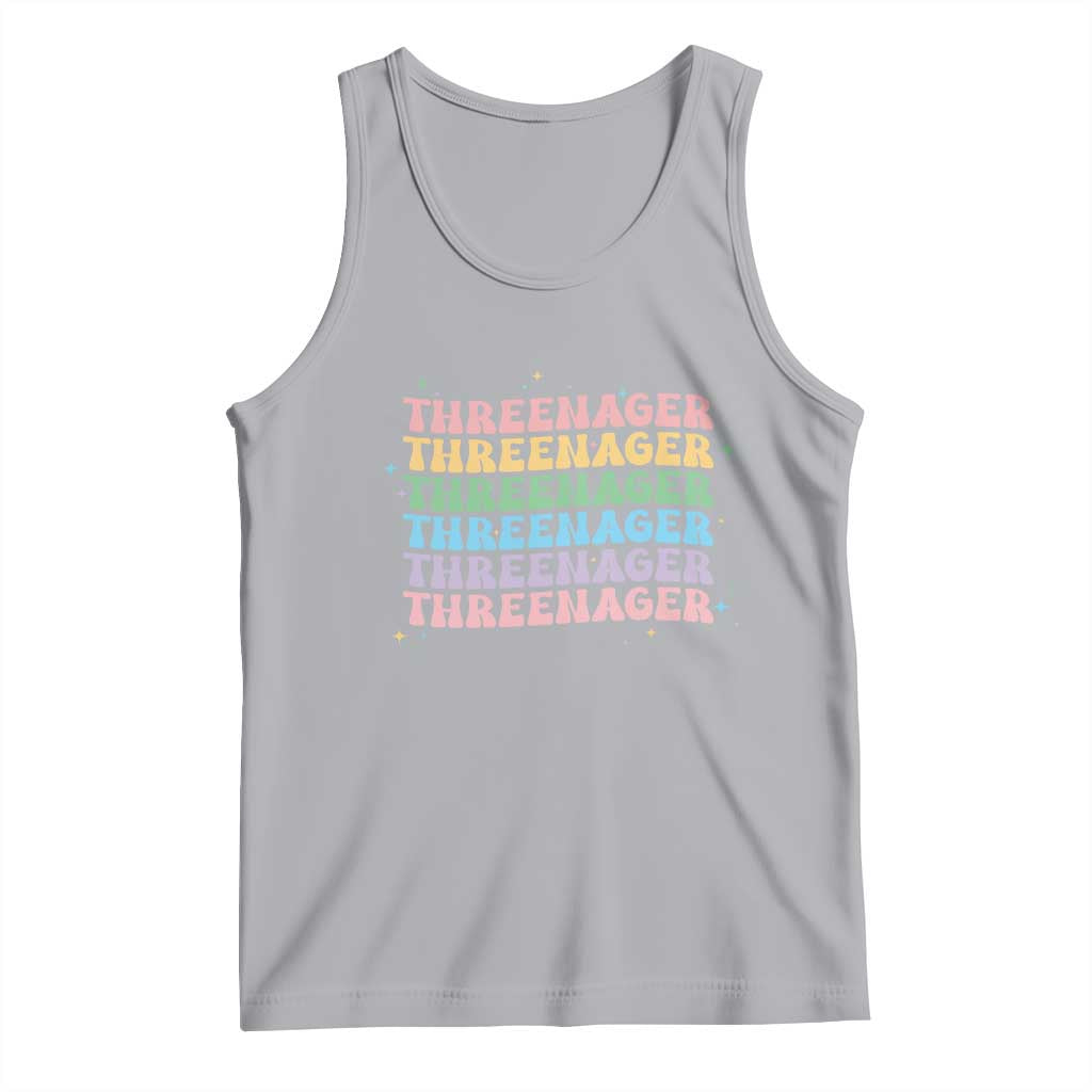 3rd Birthday Tank Top Toddler Threenager 3 Years Old Birthday Outfit