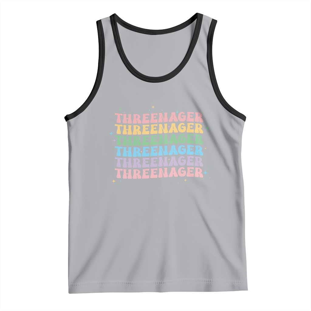 3rd Birthday Tank Top Toddler Threenager 3 Years Old Birthday Outfit