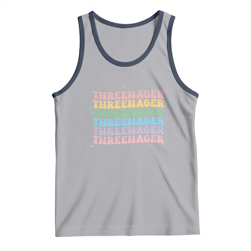 3rd Birthday Tank Top Toddler Threenager 3 Years Old Birthday Outfit