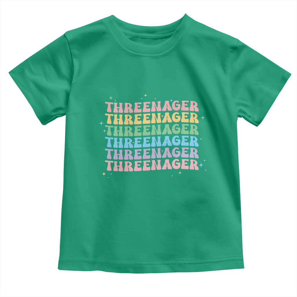3rd Birthday Toddler T Shirt Toddler Threenager 3 Years Old Birthday Outfit