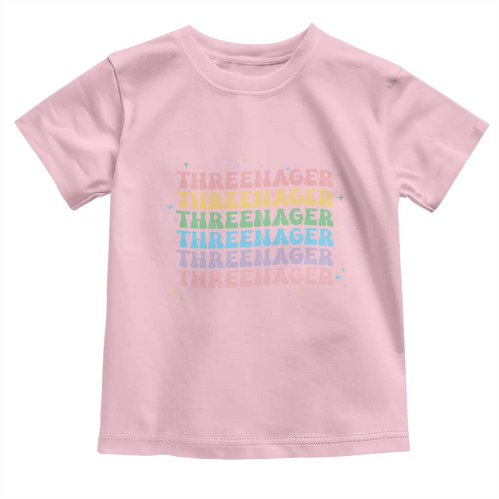 3rd Birthday Toddler T Shirt Toddler Threenager 3 Years Old Birthday Outfit