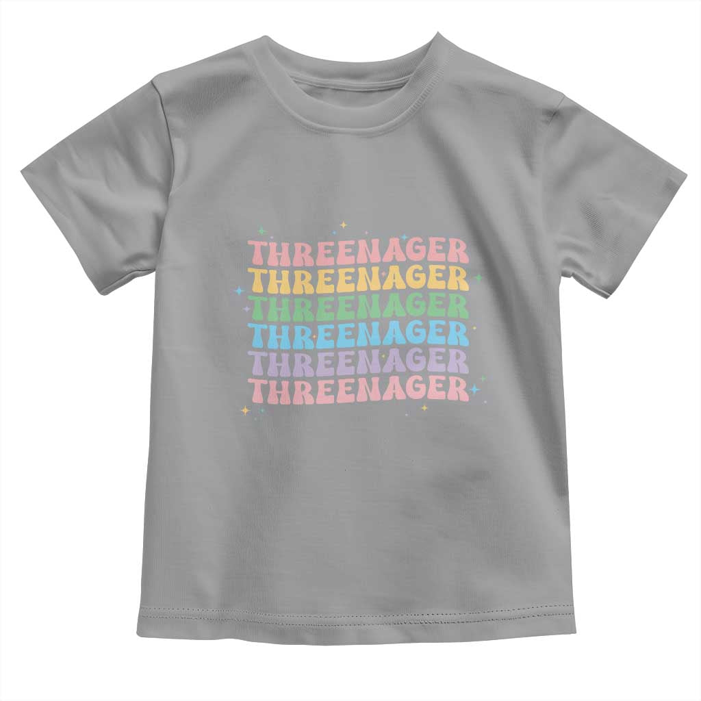 3rd Birthday Toddler T Shirt Toddler Threenager 3 Years Old Birthday Outfit