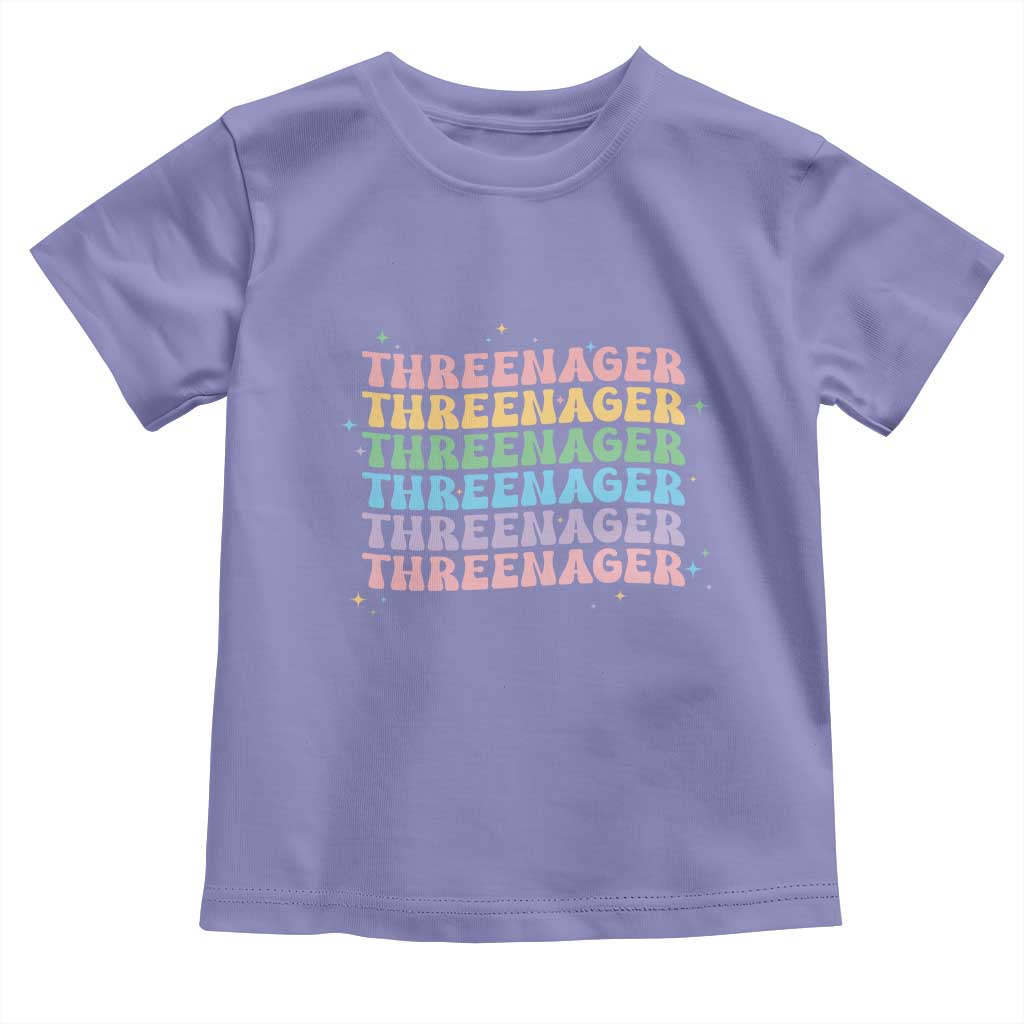 3rd Birthday Toddler T Shirt Toddler Threenager 3 Years Old Birthday Outfit