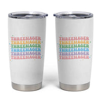 3rd Birthday Tumbler Cup Toddler Threenager 3 Years Old Birthday Outfit
