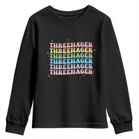 3rd Birthday Youth Sweatshirt Toddler Threenager 3 Years Old Birthday Outfit