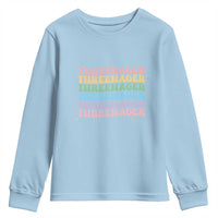 3rd Birthday Youth Sweatshirt Toddler Threenager 3 Years Old Birthday Outfit