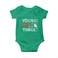 3rd Birthday Baby Onesie Young Wild And Three Safari Zoo Party