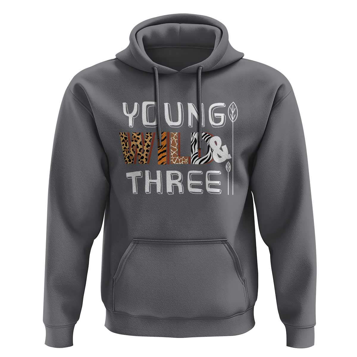 3rd Birthday Hoodie Young Wild And Three Safari Zoo Party