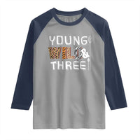 3rd Birthday Raglan Shirt Young Wild And Three Safari Zoo Party