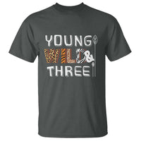 3rd Birthday T Shirt Young Wild And Three Safari Zoo Party