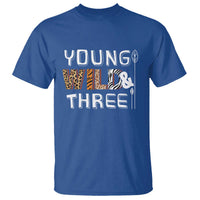 3rd Birthday T Shirt Young Wild And Three Safari Zoo Party