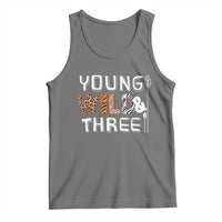 3rd Birthday Tank Top Young Wild And Three Safari Zoo Party
