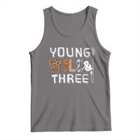 3rd Birthday Tank Top Young Wild And Three Safari Zoo Party