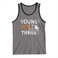 3rd Birthday Tank Top Young Wild And Three Safari Zoo Party