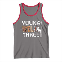 3rd Birthday Tank Top Young Wild And Three Safari Zoo Party