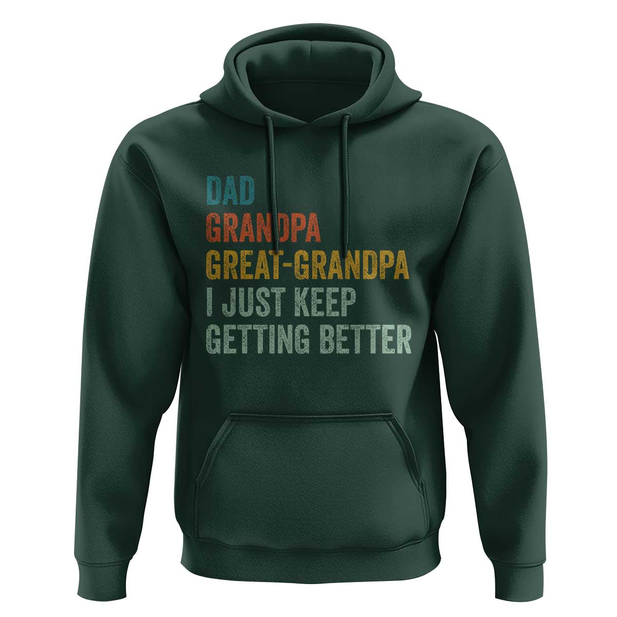 Funny Dad Great Grandpa Hoodie Retro Fathers Day
