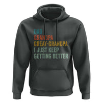 Funny Dad Great Grandpa Hoodie Retro Fathers Day