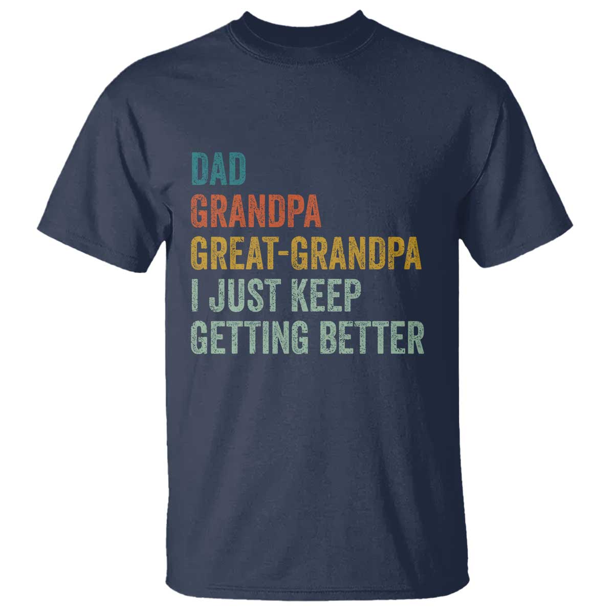 Funny Dad Great Grandpa T Shirt Retro Fathers Day