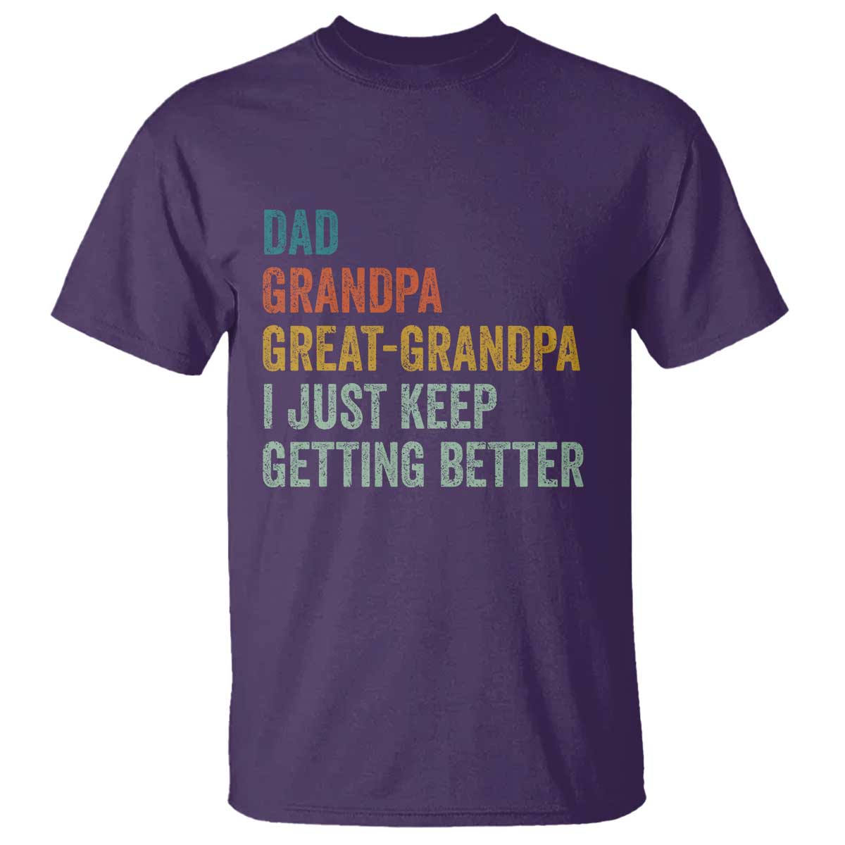 Funny Dad Great Grandpa T Shirt Retro Fathers Day