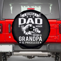 Being A Dad Is An Honor Being A Grandpa is Priceless Spare Tire Cover - Wonder Print Shop