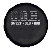 Funny Bob Spare Tire Cover Fathers Day Dad Sweet Old Bob Retro USA Flag - Wonder Print Shop