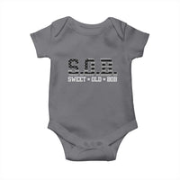 Funny Bob Baby Onesie Fathers Day Dad Sweet Old Bob Retro USA Flag - Wonder Print Shop