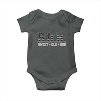 Funny Bob Baby Onesie Fathers Day Dad Sweet Old Bob Retro USA Flag - Wonder Print Shop