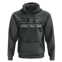 Funny Bob Hoodie Fathers Day Dad Sweet Old Bob Retro USA Flag - Wonder Print Shop