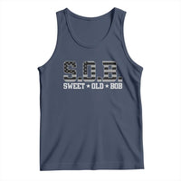 Funny Bob Tank Top Fathers Day Dad Sweet Old Bob Retro USA Flag - Wonder Print Shop