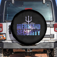 Mermaid Security Spare Tire Cover Funny Mermaid Family Squad