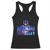 Mermaid Security Racerback Tank Top Funny Mermaid Family Squad