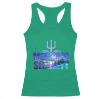 Mermaid Security Racerback Tank Top Funny Mermaid Family Squad