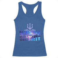 Mermaid Security Racerback Tank Top Funny Mermaid Family Squad