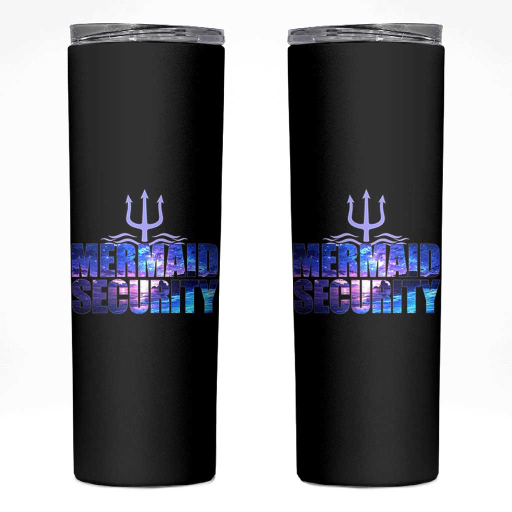 Mermaid Security Skinny Tumbler Funny Mermaid Family Squad