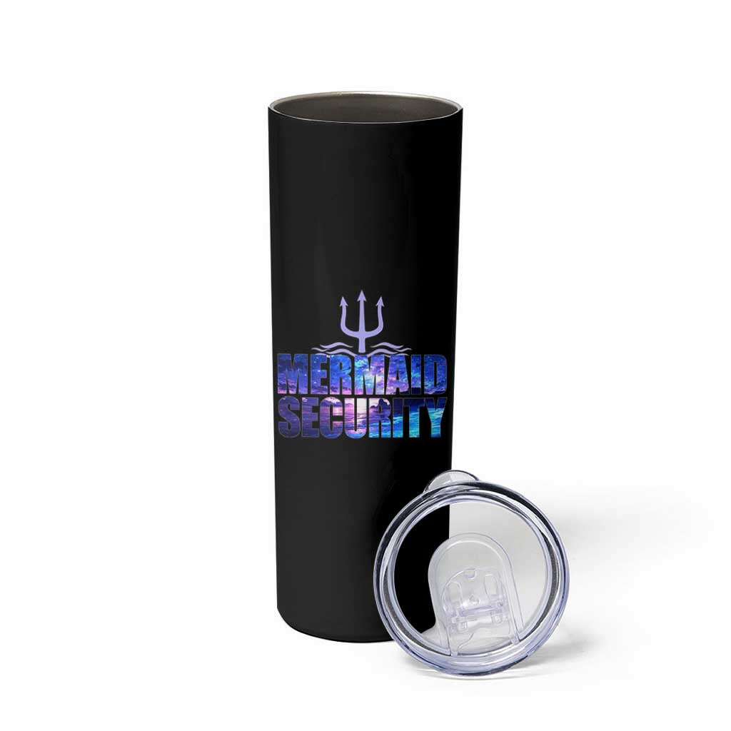 Mermaid Security Skinny Tumbler Funny Mermaid Family Squad