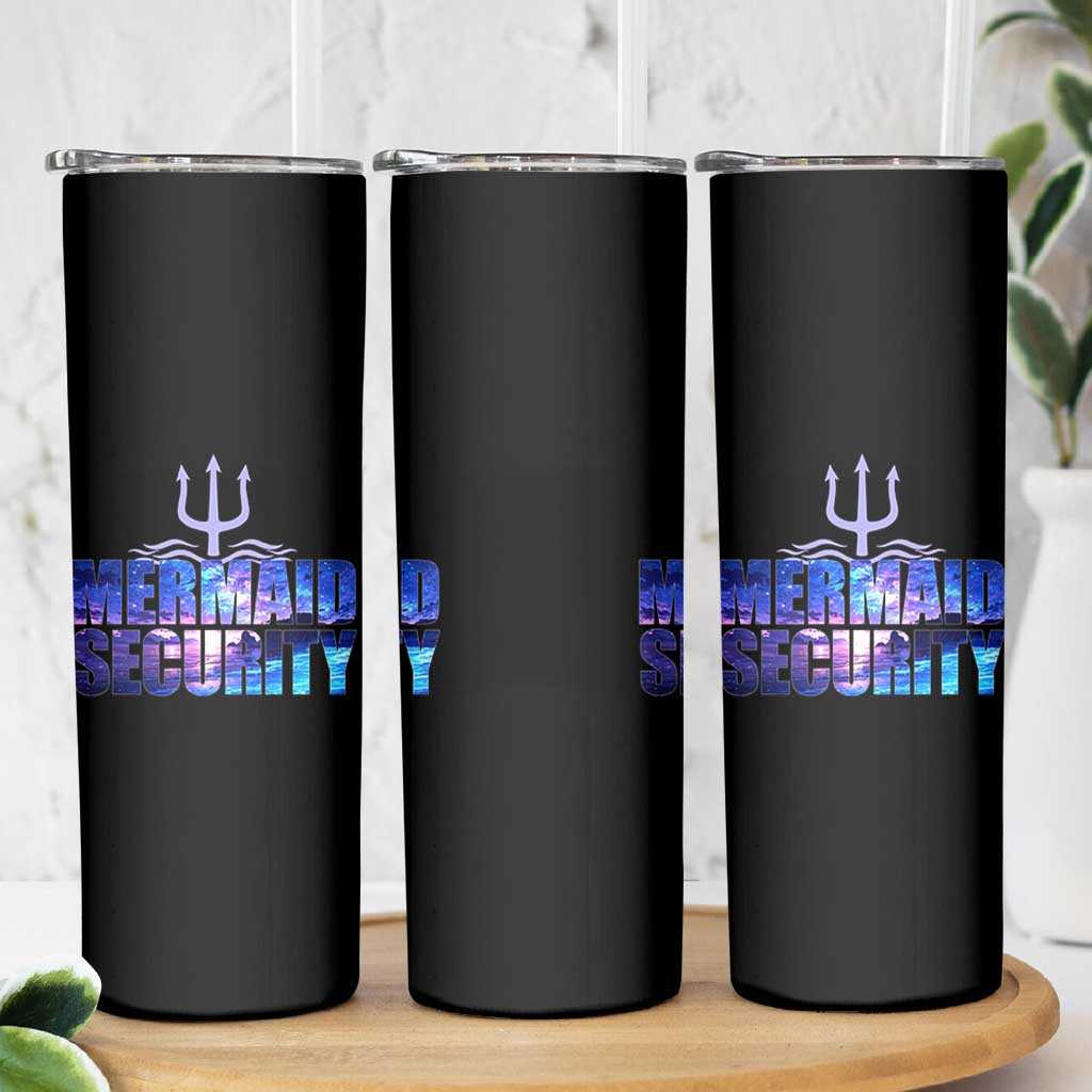 Mermaid Security Skinny Tumbler Funny Mermaid Family Squad