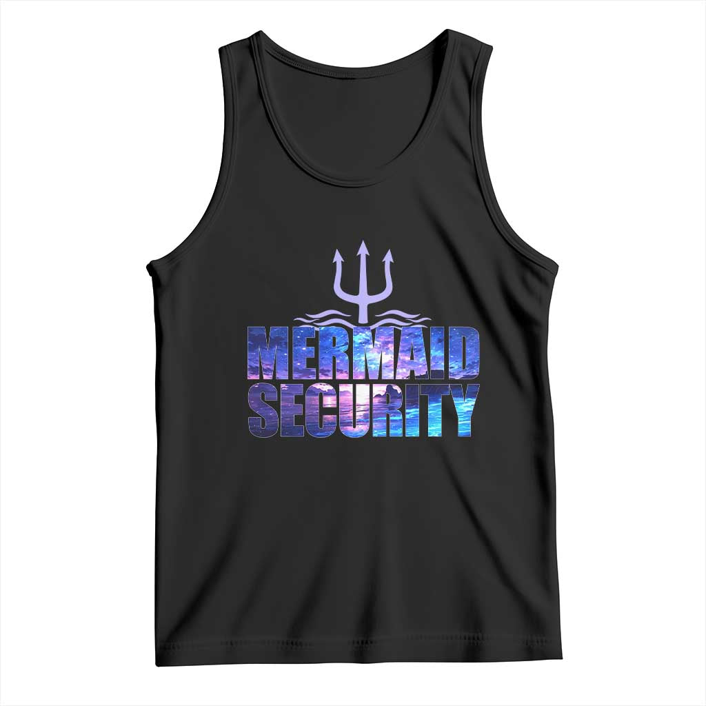 Mermaid Security Tank Top Funny Mermaid Family Squad