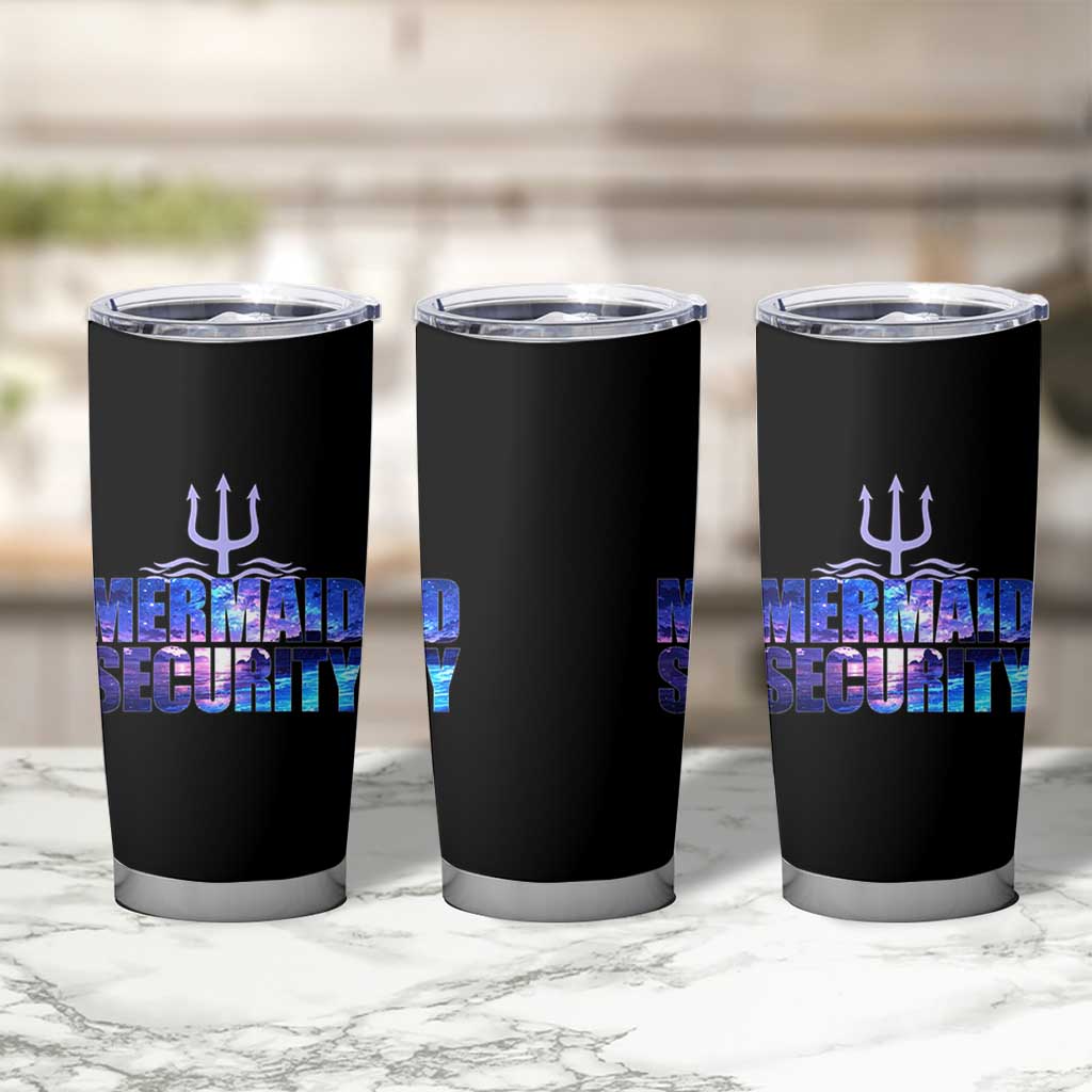 Mermaid Security Tumbler Cup Funny Mermaid Family Squad