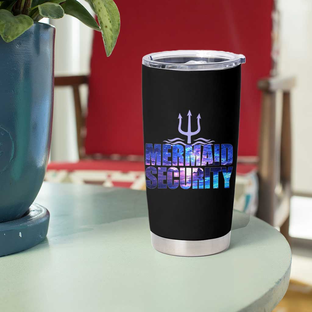 Mermaid Security Tumbler Cup Funny Mermaid Family Squad